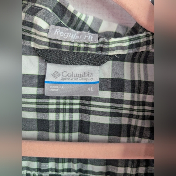 Euc Columbia mens plaid button down short sleeve shirt size Xl - Picture 6 of 6